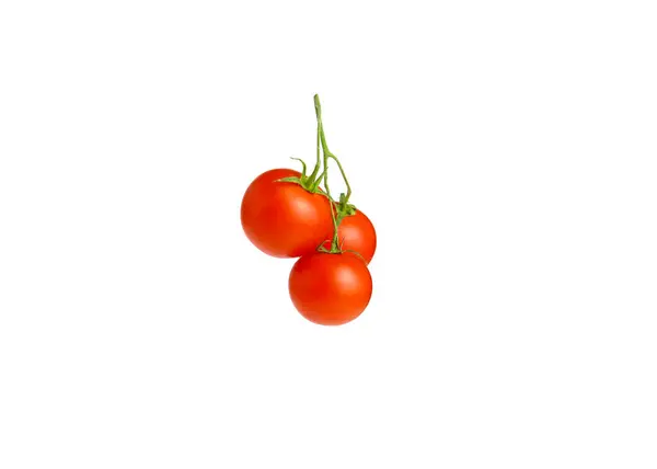 Branch of tomatoes. Top view — Stock Photo, Image