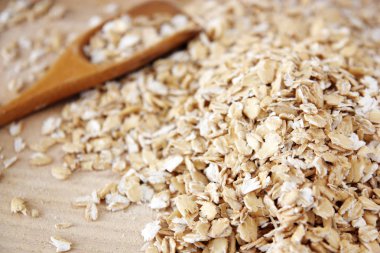 Yulaf ezmesi gevreği yakın çekim