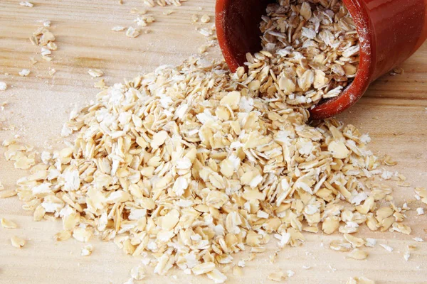 Yulaf ezmesi gevreği yakın çekim