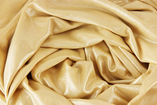 Golden fabric texture — Stock Photo, Image