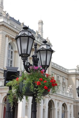 Şehir mimarisi, opera ve bale ev detay