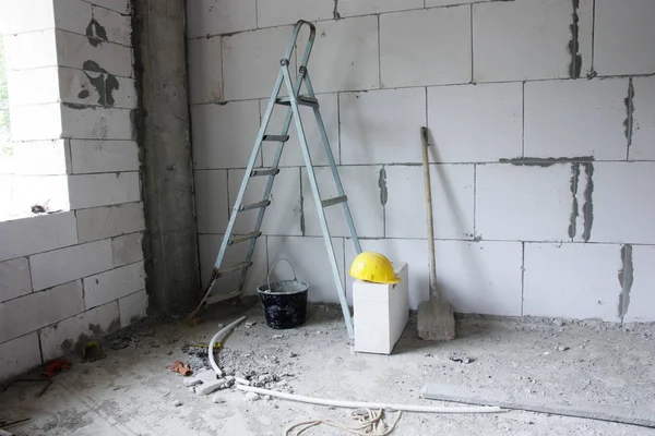 Unfinished New Building Interior — Stock Photo, Image