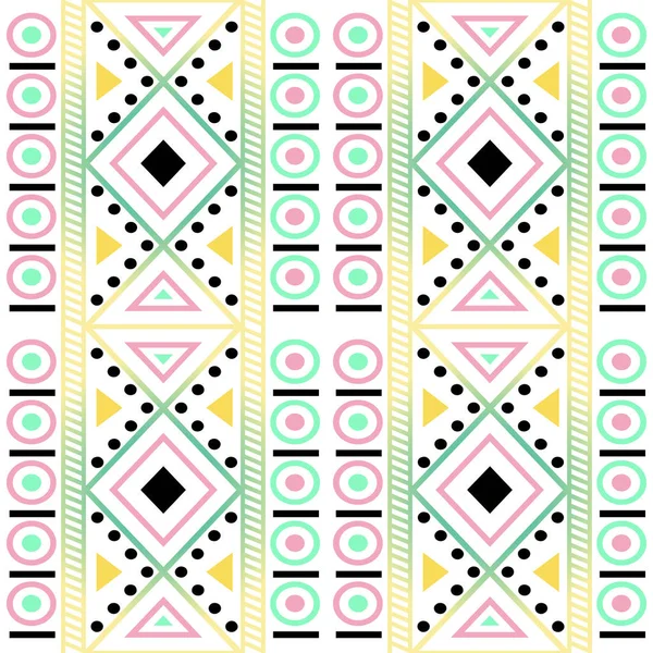 kesintisiz renkli yerel geometri desen arka plan