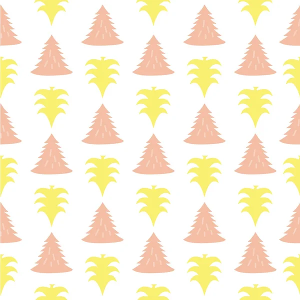 Fond de motif de pin sans couture — Image vectorielle