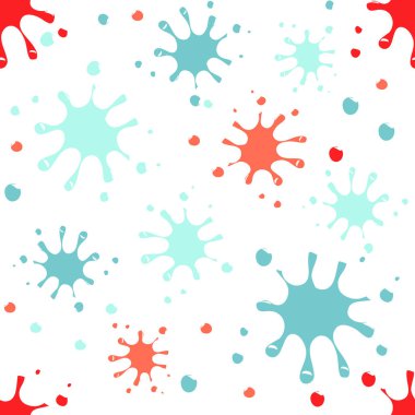 Sorunsuz soyut grunge doku deseninin renkli lekeleri ile