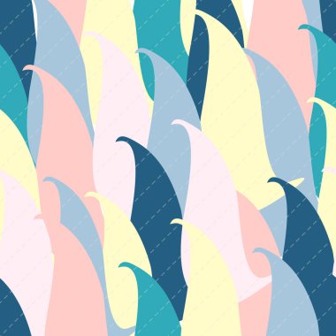 kesintisiz renkli soyut dalgalar desen arka plan