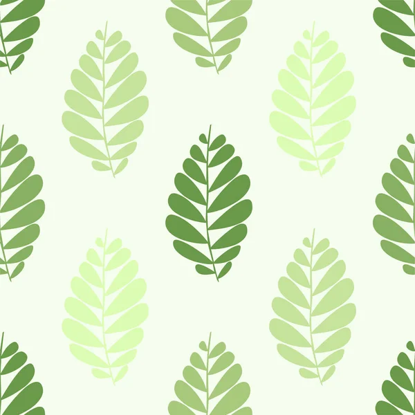 yeşil yaprakları ile sorunsuz doğa desen arka plan