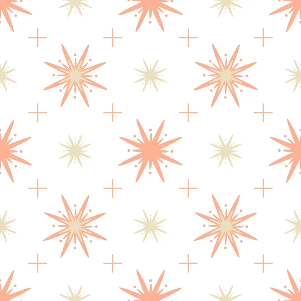 Απρόσκοπτη floral μοτίβο σε λευκό φόντο — Διανυσματικό Αρχείο