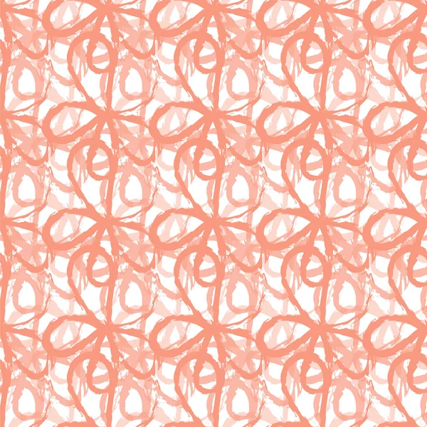 Fondo de patrón floral rosa abstracto sin costuras — Archivo Imágenes Vectoriales