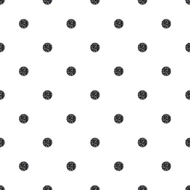 Beyaz arka plan üzerinde sorunsuz siyah nokta glitter şekli