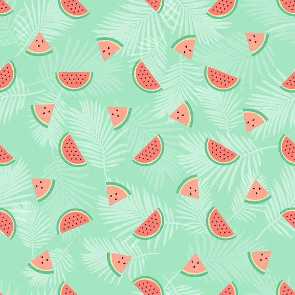 yeşil arka plan sorunsuz karpuz desen