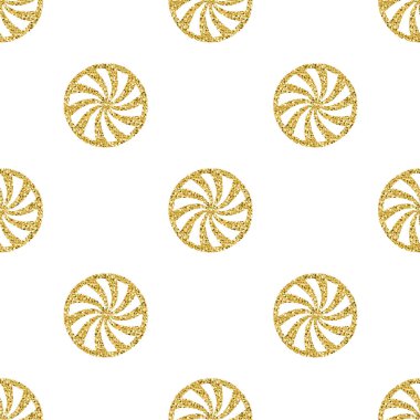 sorunsuz altın glitter şeker desen arka plan