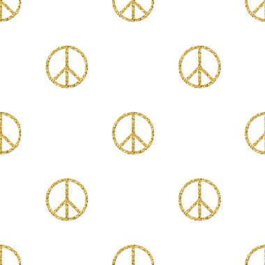 sorunsuz altın glitter barış desen arka plan