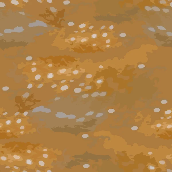 Seamless Animal Skin Pattern Background Deer Leopard — Stock Vector