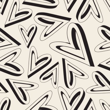 sorunsuz tek renkli kalp desen arka plan