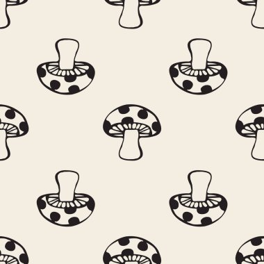 Polka nokta desenli pürüzsüz tek renkli mantar.