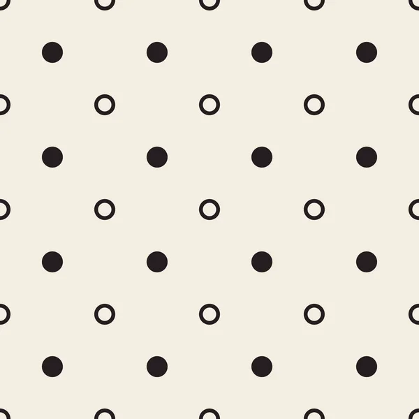 Fond Motif Sans Couture Point Monochrome — Image vectorielle
