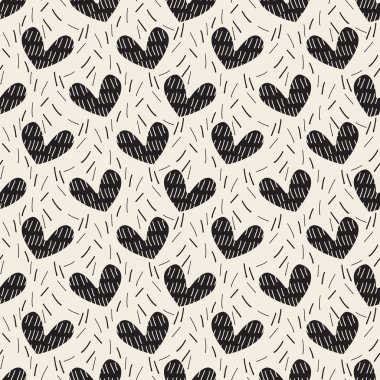 Konfeti hattı ve kalbi olan kusursuz sevgililer günü arkaplanı