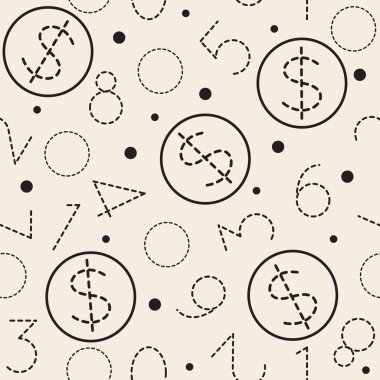 Kusursuz monokrom soyut satış fiyat biçimi tabelalı arkaplan