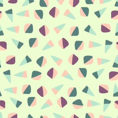 Kusursuz renkli konfeti şekeri desenli arka plan