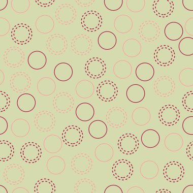 Çiçek desenli arka plan gibi renksiz bir çember.