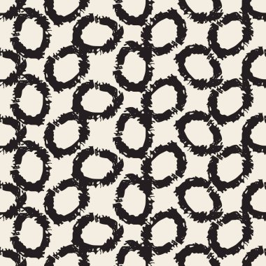 Kusursuz konfeti monokrom el çizimi geometrik desen arka plan