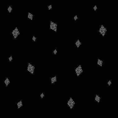  Siyah arkaplanda pürüzsüz konfeti siyah göz kırpma deseni