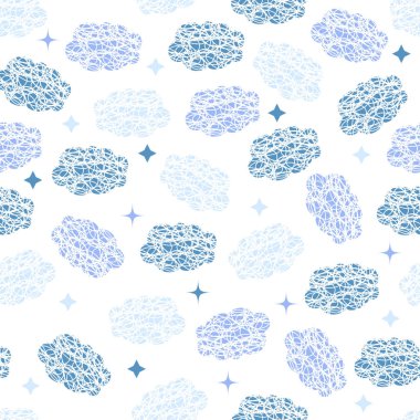 Kusursuz tek renkli karalama bulutu şekilli arkaplan