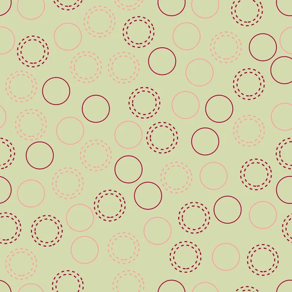 Cercle Coloré Sans Couture Comme Fond Motif Fleur — Image vectorielle