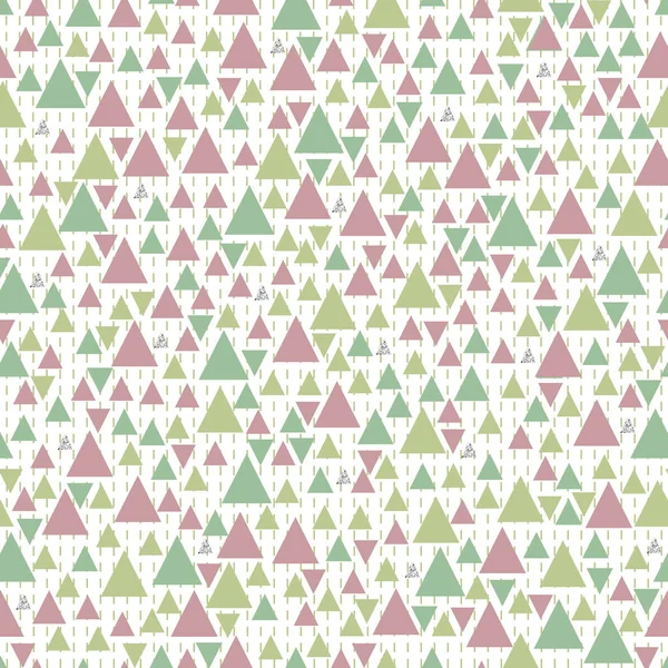 Sans Couture Pastel Paillettes Triangle Motif Fond — Image vectorielle