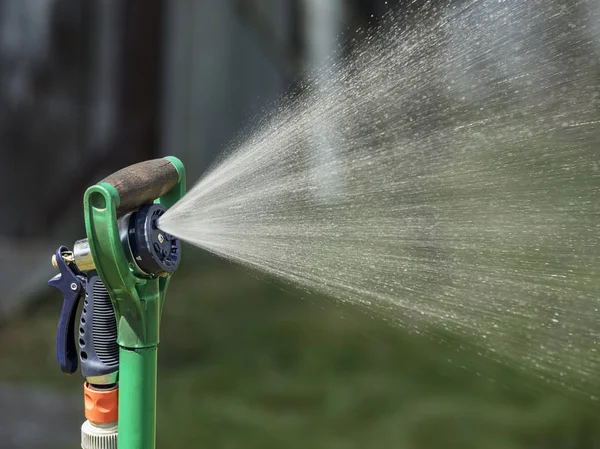 Automatic Sprinkler Watering System at Home close-up — Stock Photo, Image