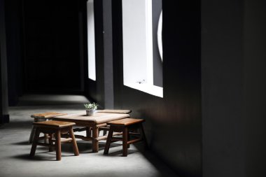 eski Çin masa ve sandalyeler