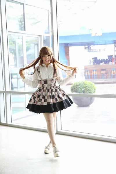 Lolita stílus a japán lány — Stock Fotó