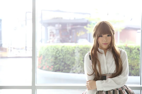 Mädchen im japanischen Lolita-Stil — Stockfoto