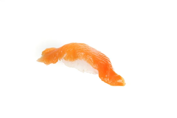 Lax sushi isolerade i vit bakgrund — Stockfoto