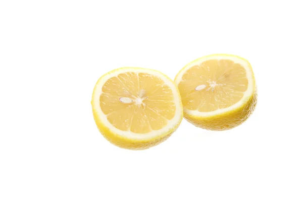 Citron isolé en fond blanc — Photo