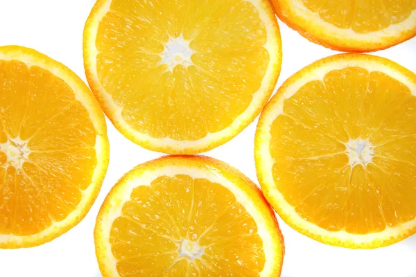 Orange isolated in white background Royalty Free Stock Images