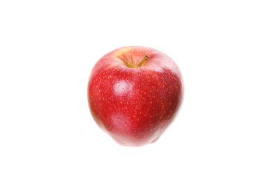 Beyaz arka planda izole elma