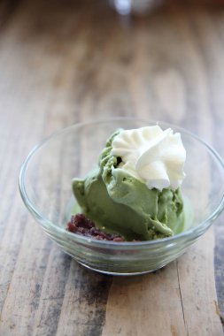 yeşil çay dondurma