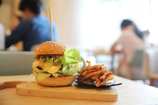 Beef Hamburger japanischen Stil — Stockfoto