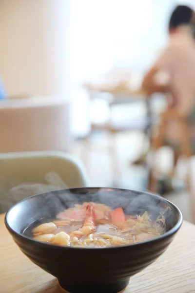 Ramen mariscos comida japonesa —  Fotos de Stock