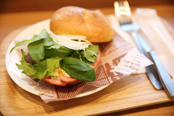 Ham bagel i japansk stil — Stockfoto