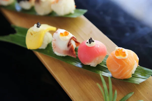 Mix sushi nigiri ball japanese food — Stock Photo, Image