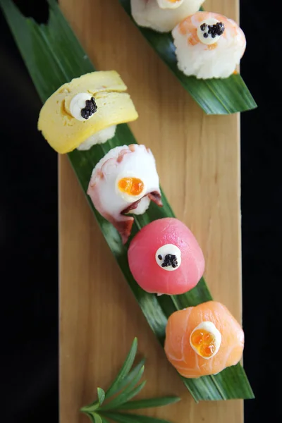 Mix sushi nigiri ball japanese food — Stock Photo, Image