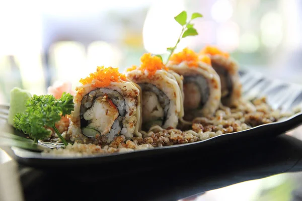 Tempura prawn maki sushi — Stock Photo, Image