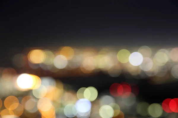 Nuit ville bokeh fond — Photo