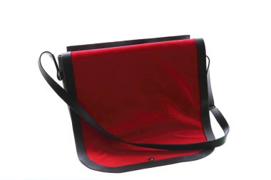 Kadınlar izole beyaz arka plan çanta