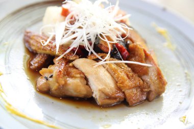 pilavlı tavuk teriyaki