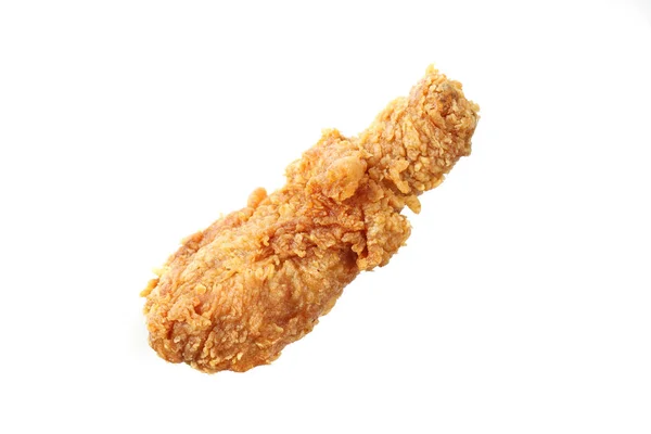 Pollo frito aislado en fondo blanco —  Fotos de Stock