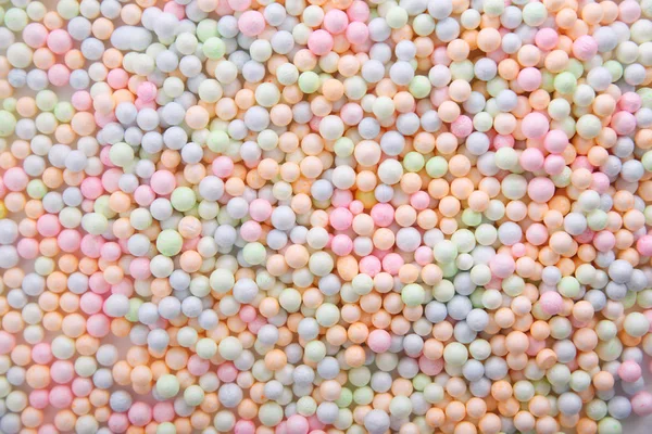 흰색 배경에서 분리 하는 다채로운 거품 공 — 스톡 사진